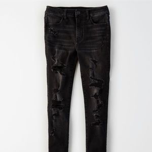 Aeropostale Black ripped jeans